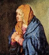 TIZIANO Vecellio Mater Dolorosa (with clasped hands) wt Sweden oil painting artist